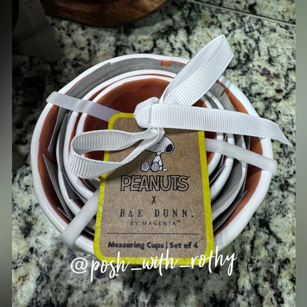 Rae Dunn / Peanuts Collaboration Fall Measuring Cups, NWT